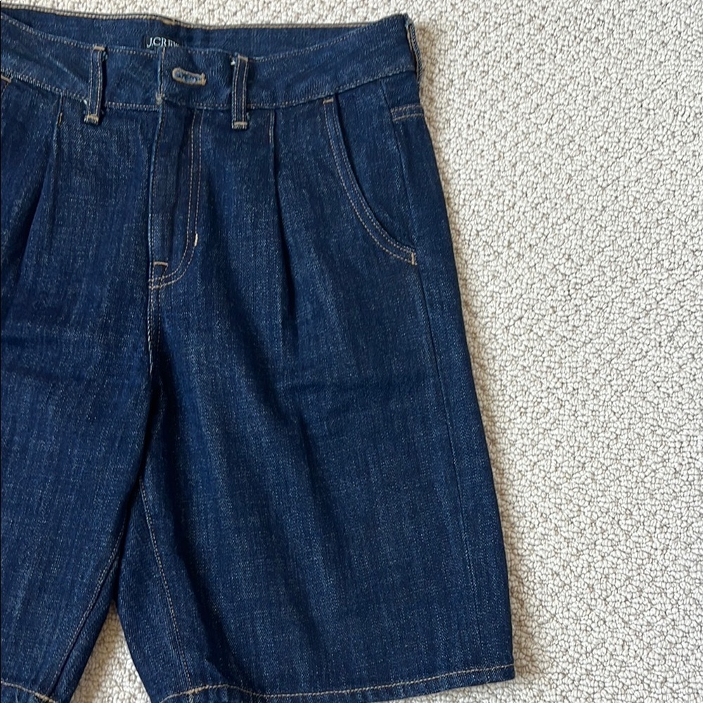JCrew Blue Denim Shorts - Picture 3 of 5